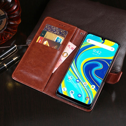 For UMIDIGI A7 Pro idewei Crazy Horse Texture Horizontal Flip Leather Case with Holder & Card Slots & Wallet(Brown) - More Brand by idewei | Online Shopping South Africa | PMC Jewellery | Buy Now Pay Later Mobicred