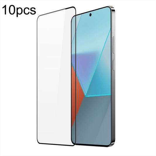 For Xiaomi Redmi Note 13 4G 10pcs DUX DUCIS 0.33mm 9H Medium Alumina Tempered Glass Film -  by DUX DUCIS | Online Shopping South Africa | PMC Jewellery | Buy Now Pay Later Mobicred