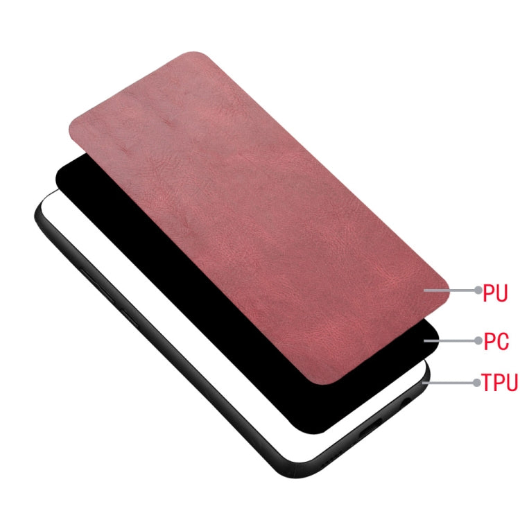 For Xiaomi 14 Pro Sewing Cow Pattern Skin PC + PU + TPU Phone Case(Red) - 14 Pro Cases by PMC TechLife | Online Shopping South Africa | PMC TechLife | Buy Now Pay Later Mobicred