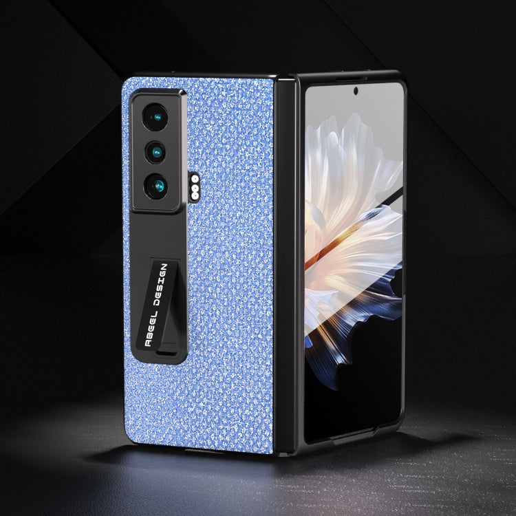 For Honor Magic Vs ABEEL Integrated Diamond Series Phone Case with Holder(Sapphire Blue) - Honor Cases by PMC TechLife | Online Shopping South Africa | PMC TechLife | Buy Now Pay Later Mobicred