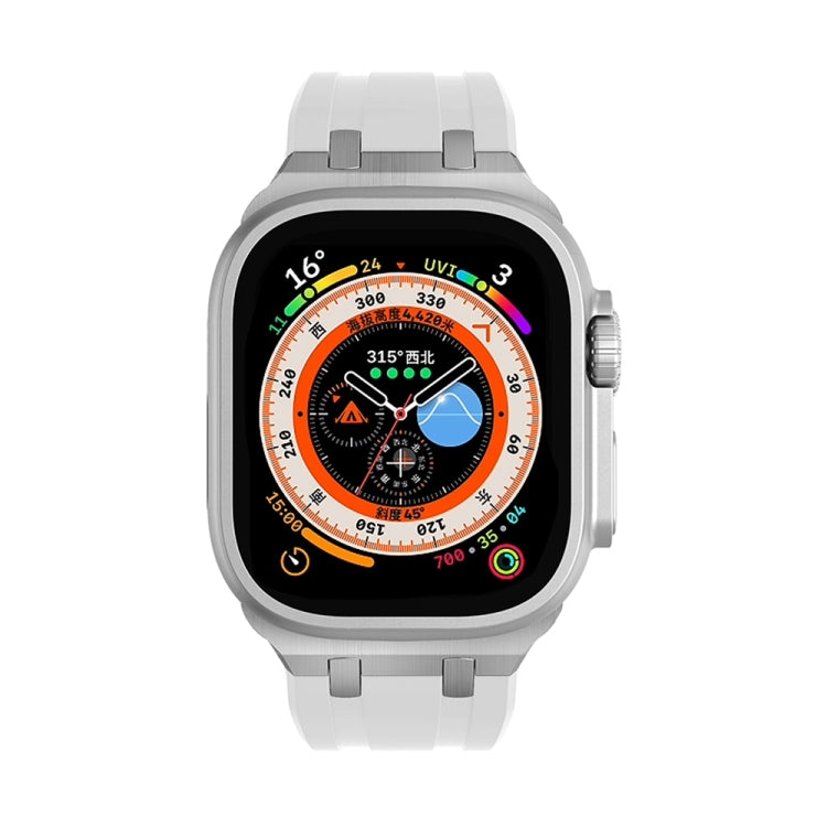 AP Silicone Watch Band For Apple Watch SE 2023 40mm(Silver White) - free shipping - PMC TechLife - Order now!