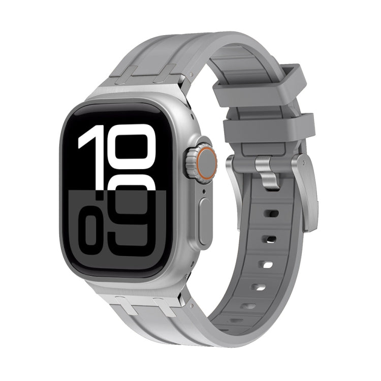 AP Silicone Watch Band For Apple Watch Series 10 42mm(Silver Grey) - free shipping - PMC TechLife - Order now!