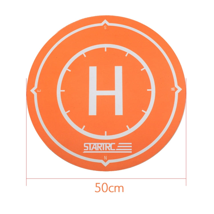 For DJI Mavic Mini / Air 2 / / Air 2S STARTRC RC Drone Quadcopter Portable Parking Apron Fast-fold Landing Parking Pad, Diameter: 50cm(Orange) - Other by STARTRC | Online Shopping South Africa | PMC Jewellery | Buy Now Pay Later Mobicred