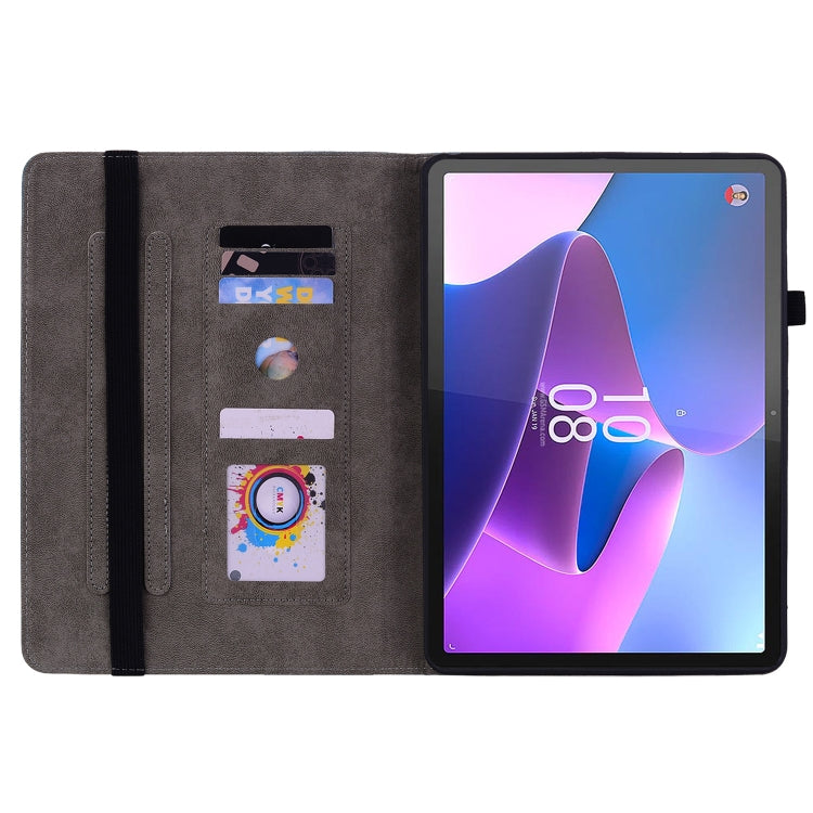 For Lenovo Tab P11 Pro Gen 2 11.2 Butterfly Rose Embossed Leather Tablet Case(Pink) - Lenovo by PMC TechLife | Online Shopping South Africa | PMC TechLife | Buy Now Pay Later Mobicred