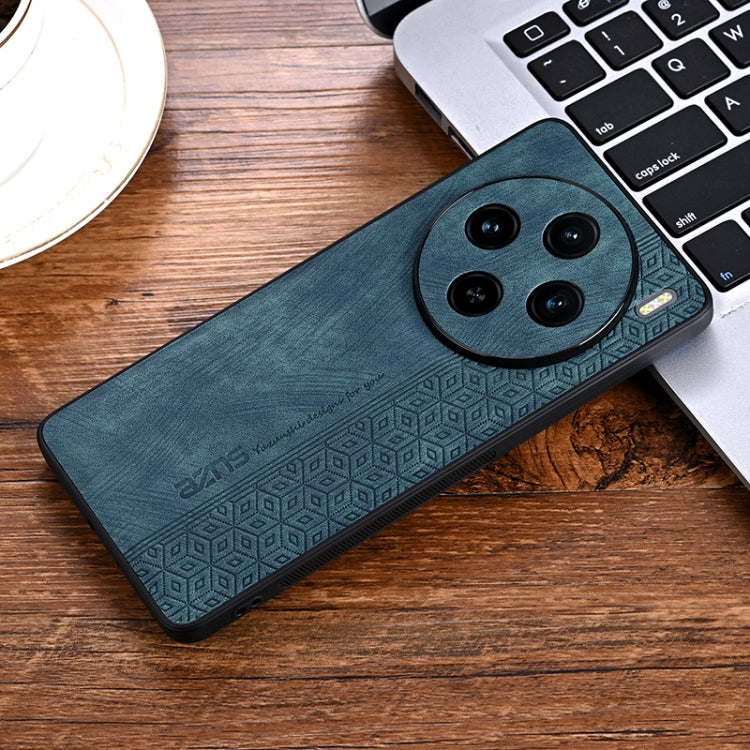 For vivo X100 AZNS 3D Embossed Skin Feel Phone Case(Dark Green) - X100 Cases by AZNS | Online Shopping South Africa | PMC Jewellery | Buy Now Pay Later Mobicred