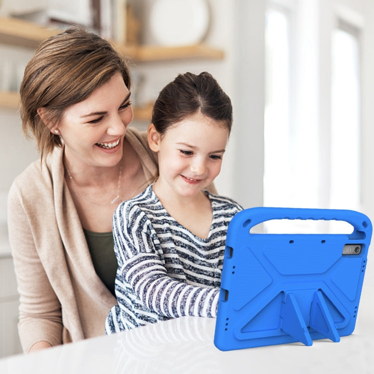 For Lenovo Tab P11 Gen 2 11.5 Handle EVA Shockproof Tablet Case with Holder(Blue) - Lenovo by PMC TechLife | Online Shopping South Africa | PMC TechLife | Buy Now Pay Later Mobicred