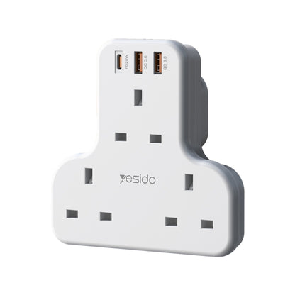 Yesido MC-15 PD+QC 3.0 3250W Home High Power Fast Charging Socket, Plug Type:UK Plug(White) - Extension Socket by Yesido | Online Shopping South Africa | PMC Jewellery | Buy Now Pay Later Mobicred