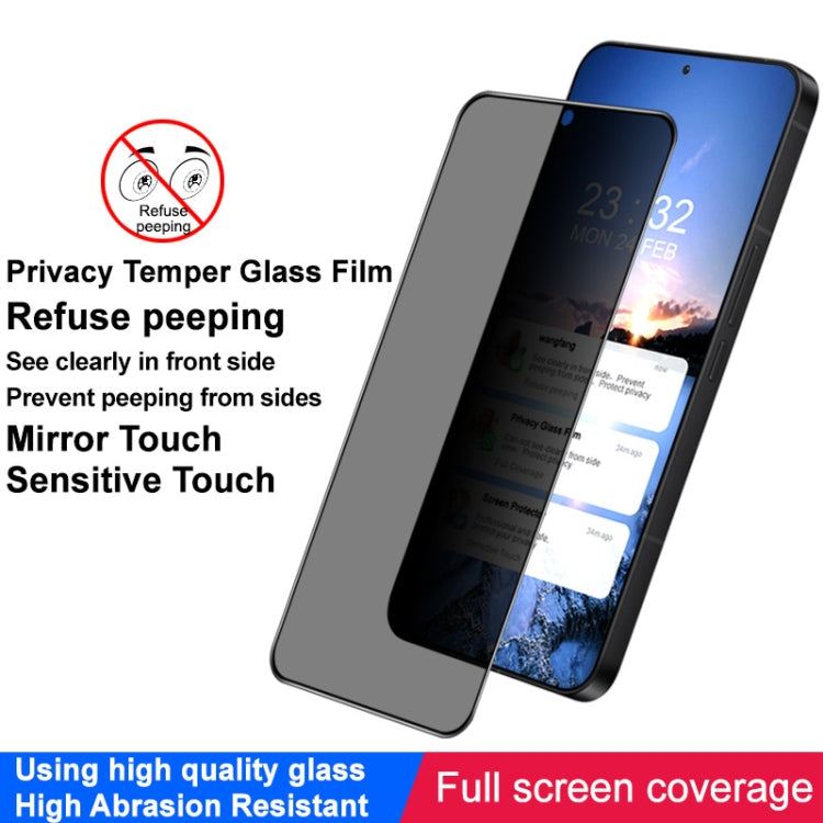 For Samsung Galaxy S24 5G imak HD Full Screen Anti-spy Tempered Glass Protective Film - Galaxy S24 5G Tempered Glass by imak | Online Shopping South Africa | PMC Jewellery | Buy Now Pay Later Mobicred