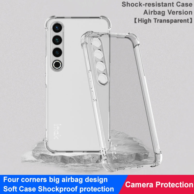 For Meizu 20 Pro 5G imak Shockproof Airbag TPU Phone Case(Transparent) - Meizu by imak | Online Shopping South Africa | PMC Jewellery | Buy Now Pay Later Mobicred