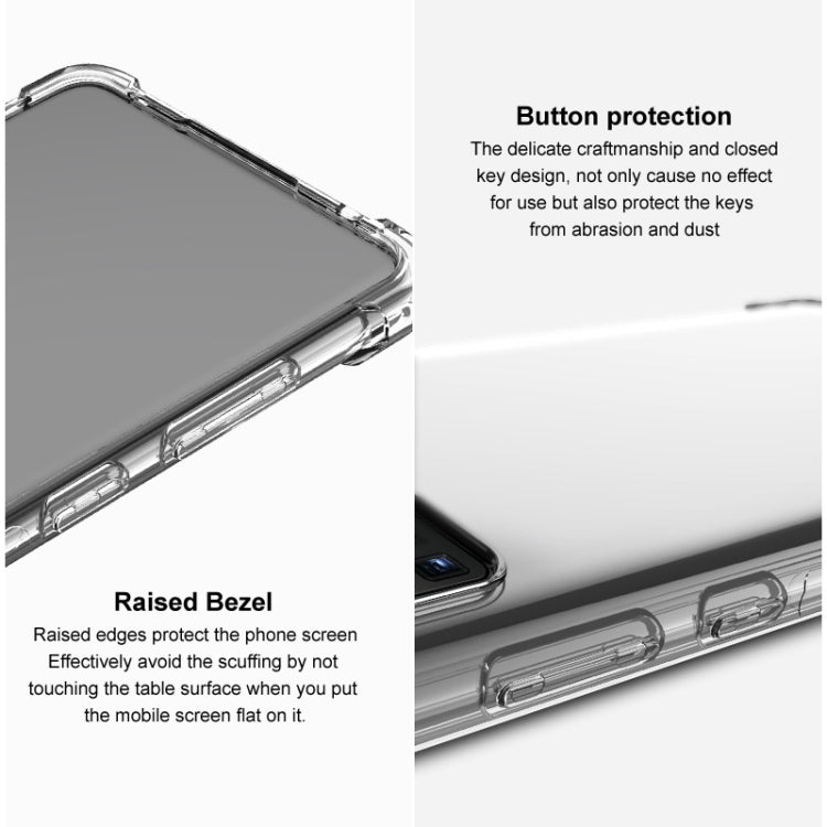 For Google Pixel 7a imak Shockproof Airbag TPU Phone Case(Transparent) - Google Cases by imak | Online Shopping South Africa | PMC TechLife