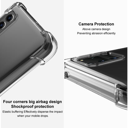 For Xiaomi Poco X6 Pro 5G/Redmi K70E 5G imak Shockproof Airbag TPU Phone Case(Transparent Black) - K70E Cases by imak | Online Shopping South Africa | PMC Jewellery