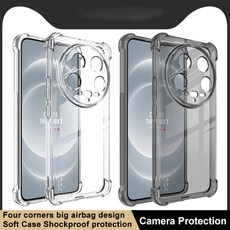 For Xiaomi 14 Ultra 5G imak Shockproof Airbag TPU Phone Case(Transparent) - 14 Ultra Cases by imak | Online Shopping South Africa | PMC Jewellery | Buy Now Pay Later Mobicred