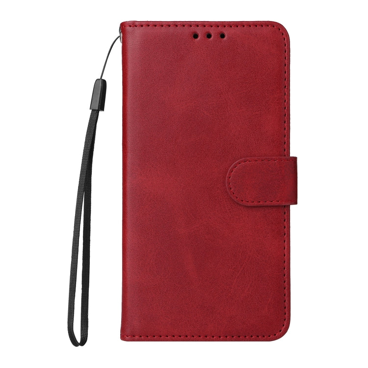 For Xiaomi Redmi K70 / K70 Pro Classic Calf Texture Flip Leather Phone Case(Red) - K70 Pro Cases by PMC Jewellery | Online Shopping South Africa | PMC Jewellery | Buy Now Pay Later Mobicred