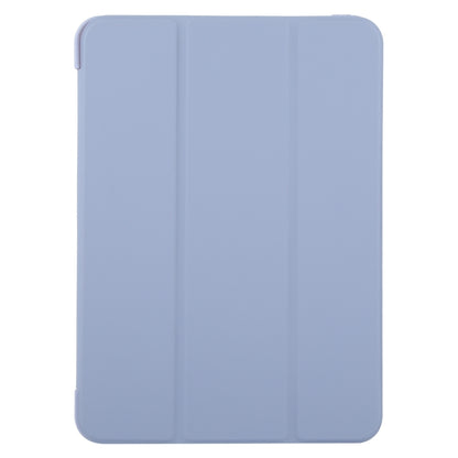 For iPad Air 13 2024 GEBEI 3-folding Holder Shockproof Flip Leather Tablet Case(Light Purple) - iPad Air 13 2024 Cases by GEBEI | Online Shopping South Africa | PMC Jewellery | Buy Now Pay Later Mobicred