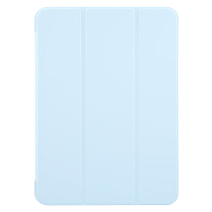 For iPad Air 13 2024 GEBEI 3-folding Holder Shockproof Flip Leather Tablet Case(Sky Blue) - iPad Air 13 2024 Cases by GEBEI | Online Shopping South Africa | PMC Jewellery | Buy Now Pay Later Mobicred