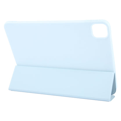 For iPad Pro 13 2024 GEBEI 3-folding Holder Shockproof Flip Leather Tablet Case(Sky Blue) - iPad Pro 13 2024 Cases by GEBEI | Online Shopping South Africa | PMC Jewellery | Buy Now Pay Later Mobicred