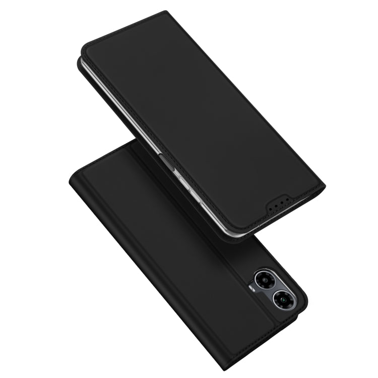 For Motorola Moto G34 DUX DUCIS Skin Pro Series Flip Leather Phone Case(Black) - Motorola Cases by DUX DUCIS | Online Shopping South Africa | PMC Jewellery | Buy Now Pay Later Mobicred