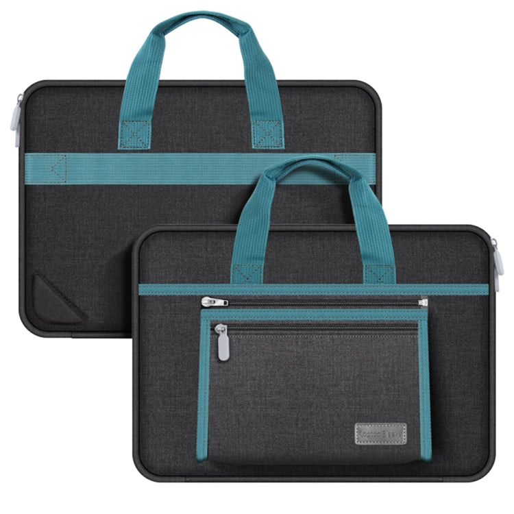 15-16 inch Oxford Fabric Portable Laptop Handbag(Black) - 15 inch by PMC Jewellery | Online Shopping South Africa | PMC Jewellery | Buy Now Pay Later Mobicred