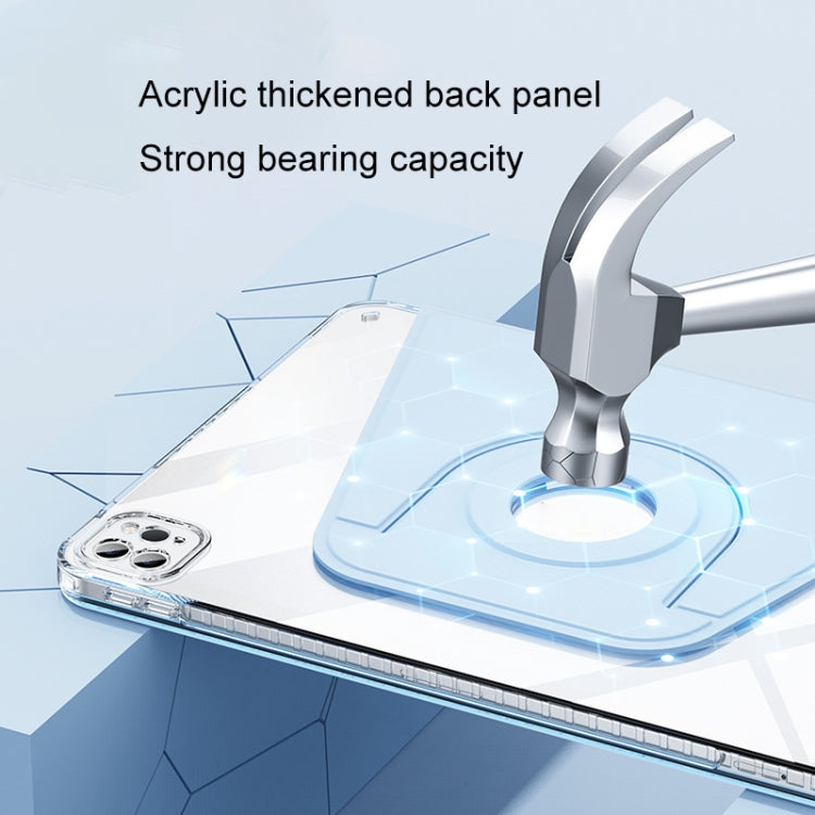 For iPad Pro 13 2024 Magnetic Split Leather Smart Tablet Case(Grey) - iPad Pro 13 2024 Cases by PMC TechLife | Online Shopping South Africa | PMC TechLife | Buy Now Pay Later Mobicred