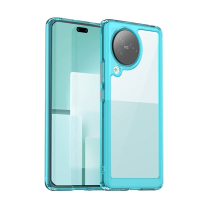 For Xiaomi Civi 3 Colorful Series Acrylic Hybrid TPU Phone Case(Transparent Blue) - Xiaomi Cases by PMC Jewellery | Online Shopping South Africa | PMC Jewellery | Buy Now Pay Later Mobicred