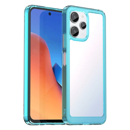 For Xiaomi Poco M6 Pro 5G Colorful Series Acrylic Hybrid TPU Phone Case(Transparent Blue) - Xiaomi Cases by PMC Jewellery | Online Shopping South Africa | PMC Jewellery | Buy Now Pay Later Mobicred