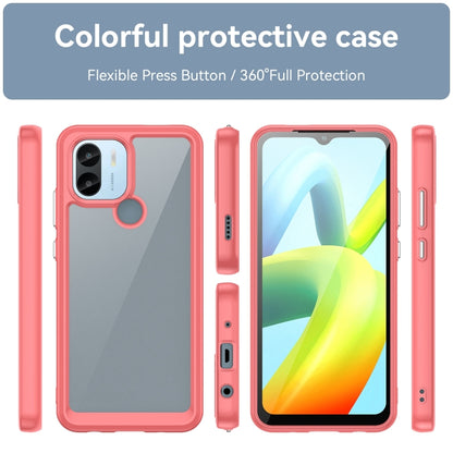 For Xiaomi Redmi A2+ Colorful Series Acrylic Hybrid TPU Phone Case(Red) - Xiaomi Cases by PMC Jewellery | Online Shopping South Africa | PMC Jewellery | Buy Now Pay Later Mobicred