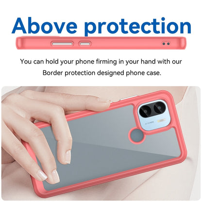 For Xiaomi Redmi A2+ Colorful Series Acrylic Hybrid TPU Phone Case(Red) - Xiaomi Cases by PMC Jewellery | Online Shopping South Africa | PMC Jewellery | Buy Now Pay Later Mobicred