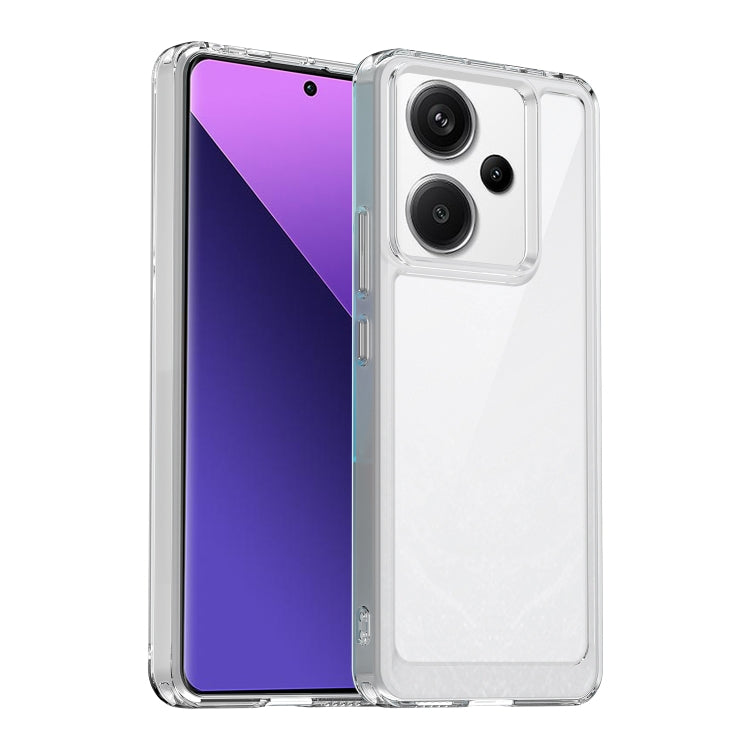 For Xiaomi Redmi Note 13 Pro+ Colorful Series Acrylic Hybrid TPU Phone Case(Transparent) - Note 13 Pro+ Cases by PMC Jewellery | Online Shopping South Africa | PMC Jewellery | Buy Now Pay Later Mobicred