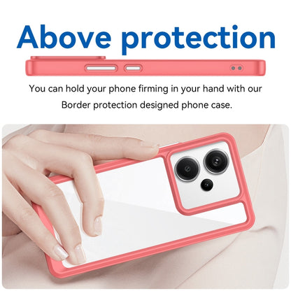 For Xiaomi Redmi Note 13 Pro+ Colorful Series Acrylic Hybrid TPU Phone Case(Red) - Note 13 Pro+ Cases by PMC Jewellery | Online Shopping South Africa | PMC Jewellery | Buy Now Pay Later Mobicred