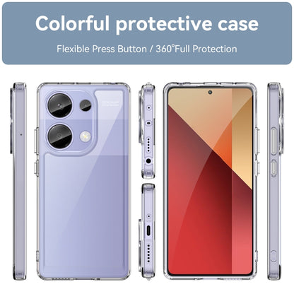 For Redmi Note 13 Pro 4G Global Colorful Series Acrylic Hybrid TPU Phone Case(Transparent) - Note 13 Pro Cases by PMC Jewellery | Online Shopping South Africa | PMC Jewellery | Buy Now Pay Later Mobicred