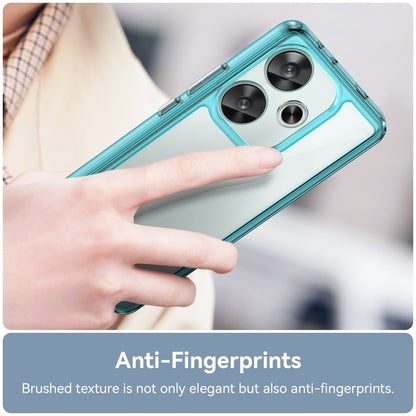 For Xiaomi Redmi Turbo 3 Colorful Series Acrylic Hybrid TPU Phone Case(Transparent Blue) - Xiaomi Cases by PMC Jewellery | Online Shopping South Africa | PMC Jewellery | Buy Now Pay Later Mobicred