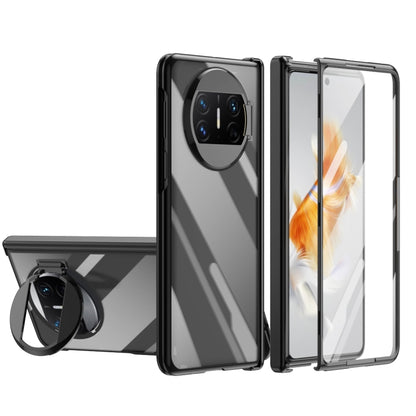 For Huawei Mate X3 Integrated Electroplating PC Folding Phone Case with Hinge(Black) - Huawei Cases by PMC Jewellery | Online Shopping South Africa | PMC Jewellery | Buy Now Pay Later Mobicred