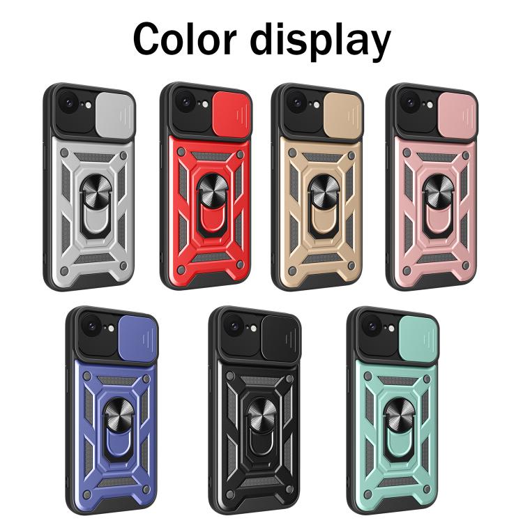 For iPhone 16e Sliding Camera Cover Design TPU+PC Phone Case(Gold) - free shipping - PMC TechLife - Order now!