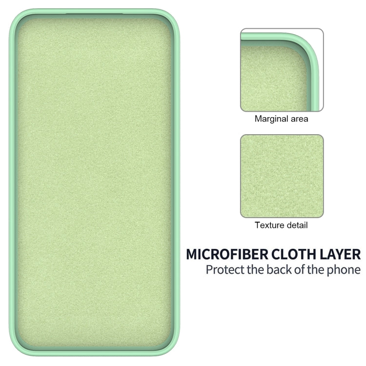 For Motorola Edge 50 Pro Pure Color Liquid Silicone Shockproof Phone Case(Green) - Motorola Cases by PMC Jewellery | Online Shopping South Africa | PMC Jewellery | Buy Now Pay Later Mobicred