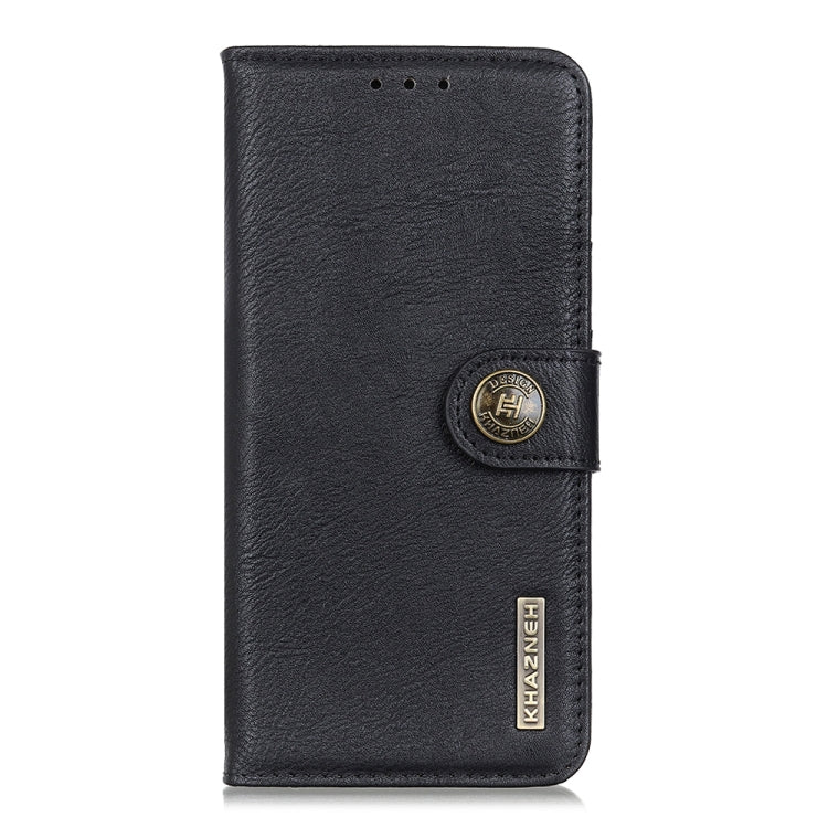 For Xiaomi Redmi Note 12S 4G KHAZNEH Cowhide Texture Flip Leather Phone Case(Black) - Xiaomi Cases by PMC Jewellery | Online Shopping South Africa | PMC Jewellery | Buy Now Pay Later Mobicred