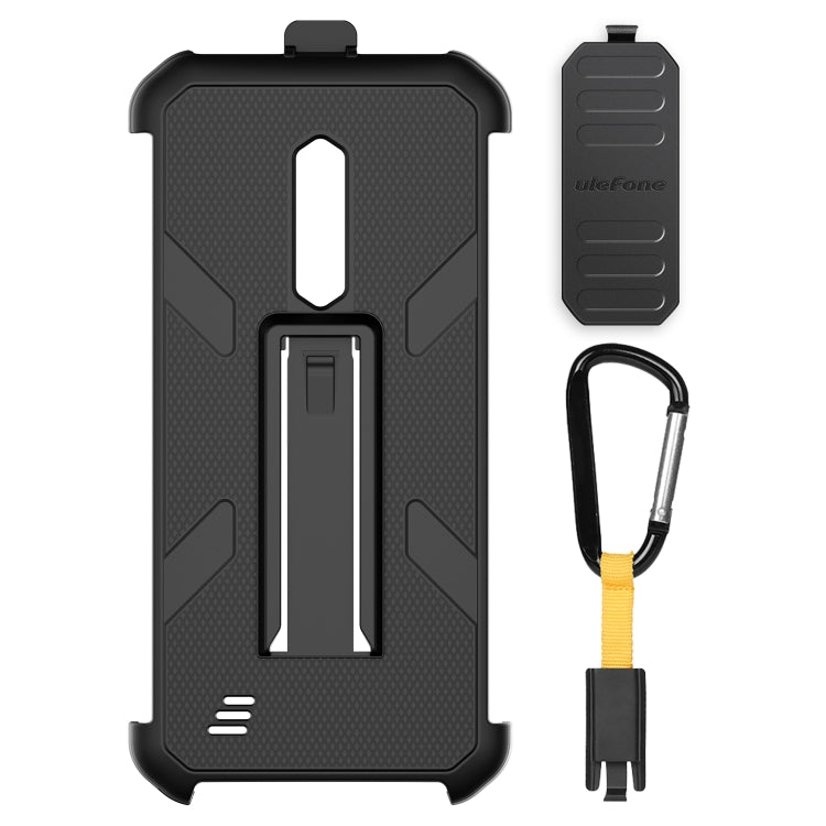 For Ulefone Armor X12 Pro Ulefone Back Clip Phone Case with Carabiner(Black) - Ulefone Cases by Ulefone | Online Shopping South Africa | PMC Jewellery | Buy Now Pay Later Mobicred