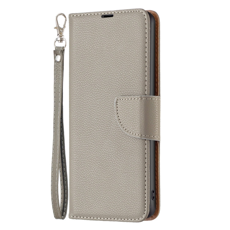 For Xiaomi Redmi Note 13 Pro 4G Global Litchi Texture Pure Color Leather Phone Case(Grey) - Note 13 Pro Cases by PMC Jewellery | Online Shopping South Africa | PMC Jewellery | Buy Now Pay Later Mobicred