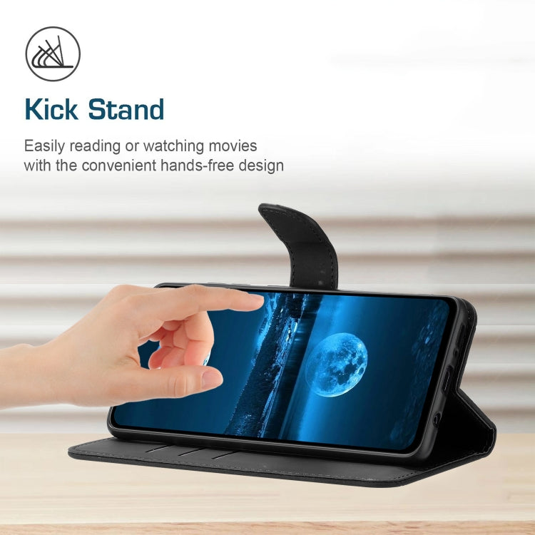 For iPhone 16 Pro Stitching Embossed Leather Phone Case(Black) - iPhone 16 Pro Cases by PMC TechLife | Online Shopping South Africa | PMC TechLife | Buy Now Pay Later Mobicred