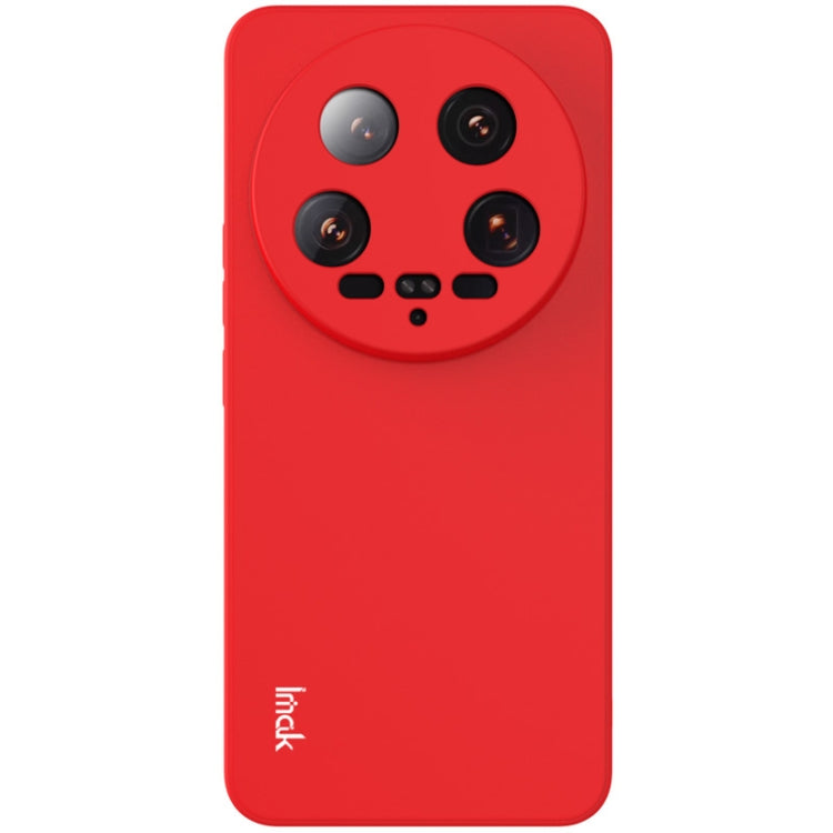 For Xiaomi 14 Ultra 5G IMAK UC-4 Series Straight Edge TPU Soft Phone Case(Red) - 14 Ultra Cases by imak | Online Shopping South Africa | PMC Jewellery | Buy Now Pay Later Mobicred