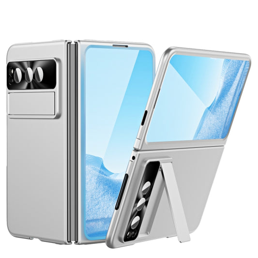 For Google Pixel Fold Integrated Electroplating PC Folding Phone Case(Silver) - Google Cases by PMC Jewellery | Online Shopping South Africa | PMC Jewellery | Buy Now Pay Later Mobicred