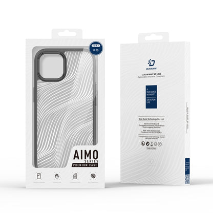 For iPhone 15 DUX DUCIS Aimo Series  Frosted Feel Phone Case(Black) - iPhone 15 Cases by DUX DUCIS | Online Shopping South Africa | PMC Jewellery | Buy Now Pay Later Mobicred