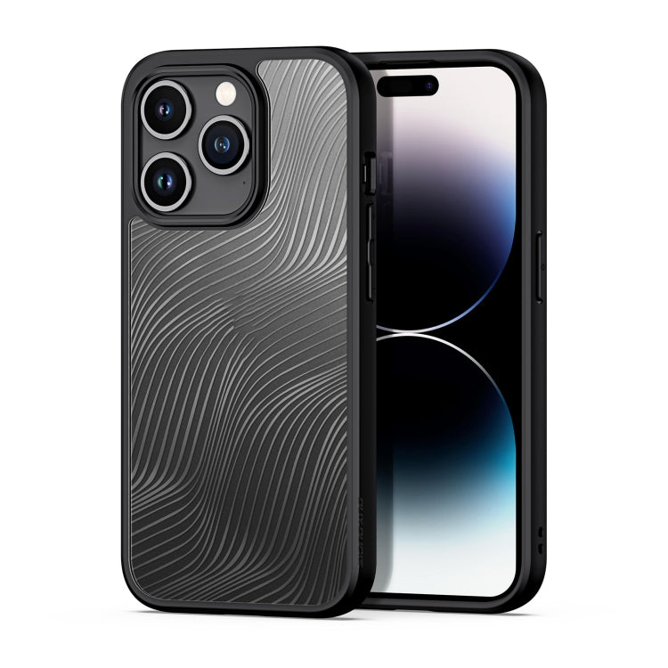 For iPhone 15 Pro DUX DUCIS Aimo Series  Frosted Feel Phone Case(Black) - iPhone 15 Pro Cases by DUX DUCIS | Online Shopping South Africa | PMC Jewellery | Buy Now Pay Later Mobicred