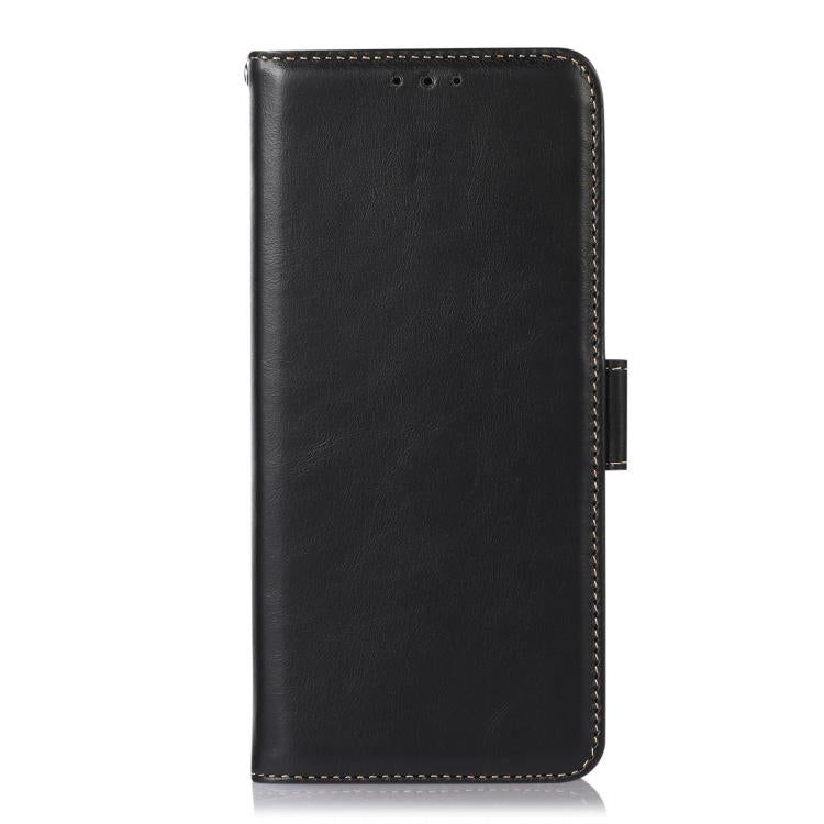 For iPhone 17 Air Crazy Horse Top Layer Cowhide Leather Phone Case(Black) - free shipping - PMc TechLife - Order now!