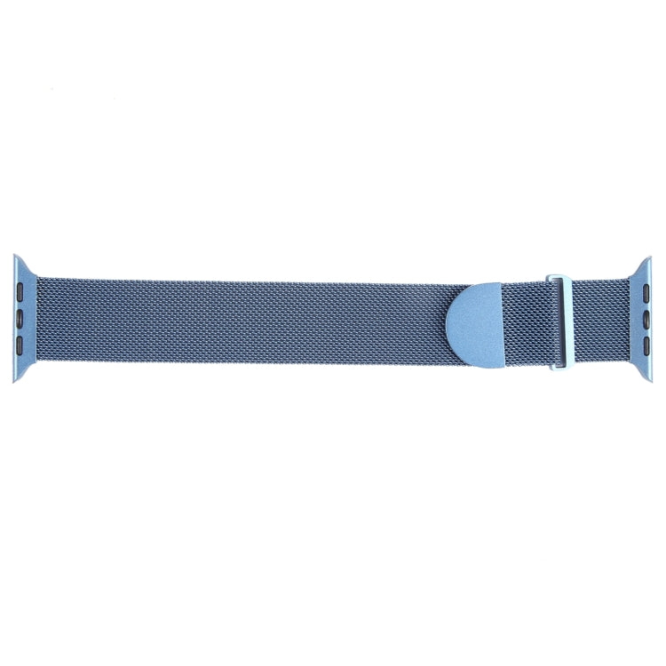 For Apple Watch SE 2023 40mm Milanese Metal Magnetic Watch Band(Blue) - Watch Bands by PMC Jewellery | Online Shopping South Africa | PMC Jewellery