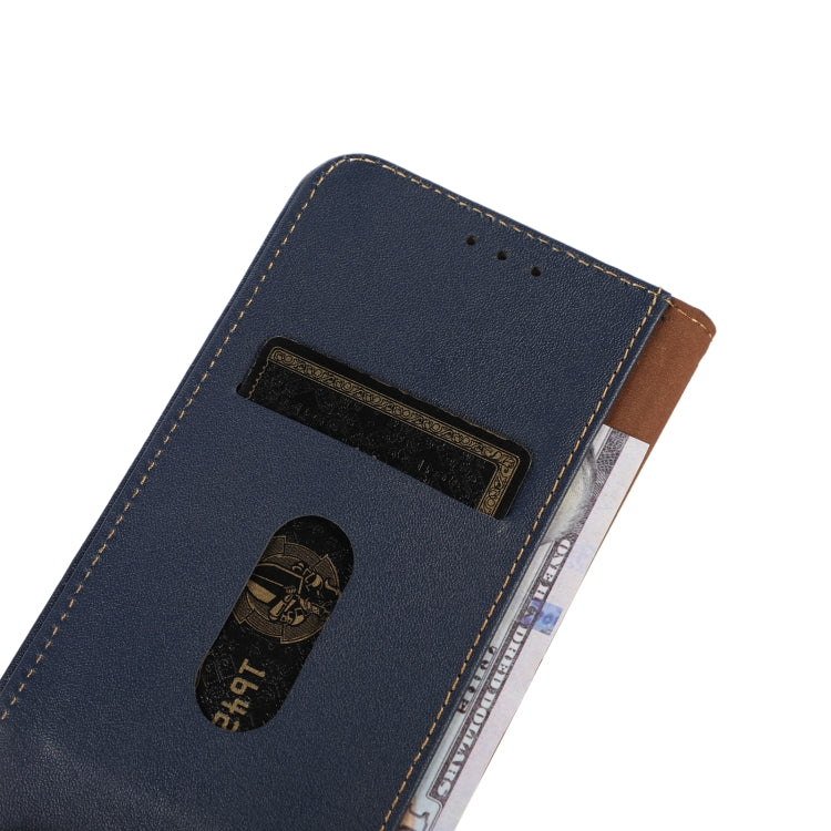 For iPhone 16 Pro KHAZNEH Nappa Top Layer Cowhide Leather Phone Case(Blue) - iPhone 16 Pro Cases by PMC Jewellery | Online Shopping South Africa | PMC Jewellery | Buy Now Pay Later Mobicred