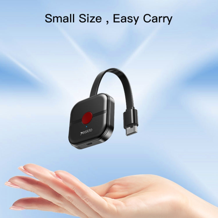 Yesido TV10 HD Wireless Screen Display Receiver, Specification:5G+4K(Black) - free shipping - PMC TechLife - Order now!