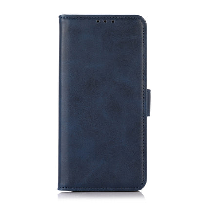 For iPhone 16 Pro Max Cow Texture Leather Phone Case(Blue) - iPhone 16 Pro Max Cases by PMC Jewellery | Online Shopping South Africa | PMC Jewellery | Buy Now Pay Later Mobicred