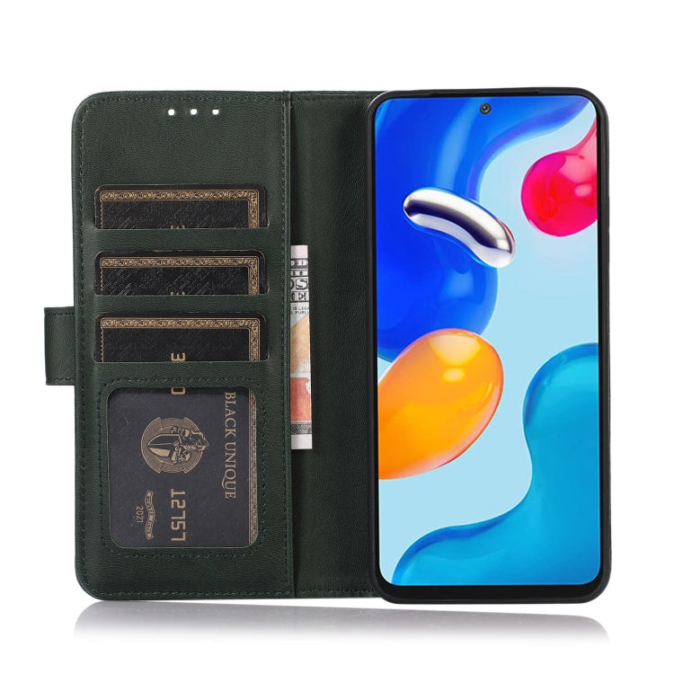 For iPhone 16 Cow Texture Leather Phone Case(Green) - iPhone 16 Cases by PMC TechLife | Online Shopping South Africa | PMC TechLife | Buy Now Pay Later Mobicred