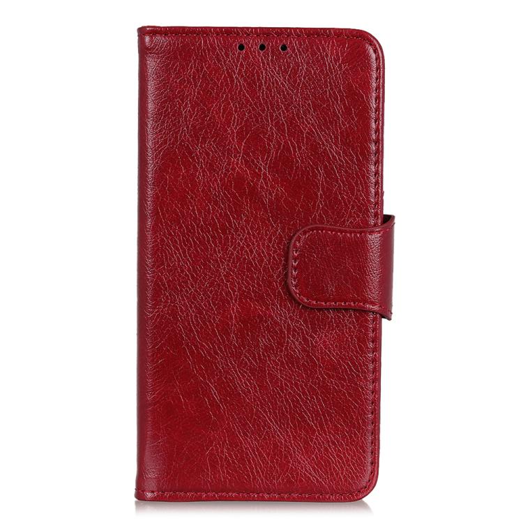 For iPhone 16e Nappa Texture Leather Case(Red) - iPhone 16e Cases by PMC TechLife | Online Shopping South Africa | PMC TechLife | Buy Now Pay Later Mobicred