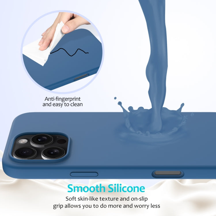 For iPhone 16 Pro Max Solid Color Silicone Phone Case(Cobalt Blue) - More iPhone Cases by PMC Jewellery | Online Shopping South Africa | PMC Jewellery | Buy Now Pay Later Mobicred